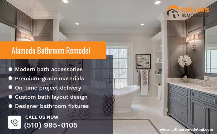 Key features of our bathroom remodeling services, showcasing modern designs.